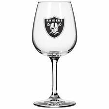 Las Vegas Raiders 12oz Gameday Stemmed Wine Glass