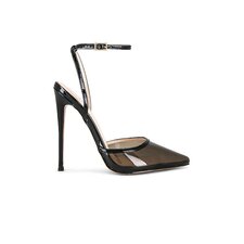FEMME LA Executive Heel in Black | REVOLVE