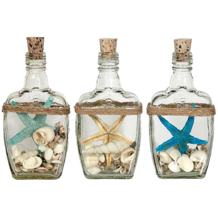 Brumley Starfish and Shell in Bottle