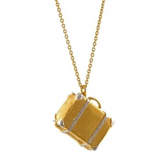 Alex Monroe Vintage Suitcase Locket Pendant Necklace