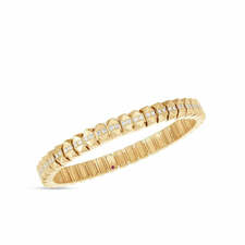 Roberto Coin Obelisco Diamond Flexible Bracelet