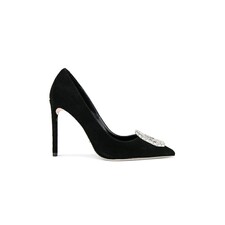 Tony Bianco Alison Pump in Black Suede | REVOLVE