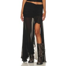 MAJORELLE Tatiana Skirt in Black | REVOLVE