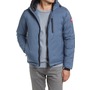 Canada Goose Lodge Packable Windproof 750 Fill Power Down Hooded Jacket, Main, color, OZONE BLUE- BLEU OZONE
