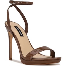 Nine West Loola Ankle Strap Sandal, Main, color, MAPLE PATENT