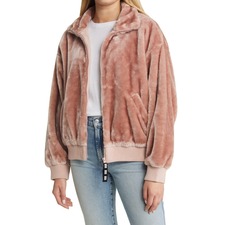 UGG® Laken Plush Fleece Jacket, Main, color, CLIFF