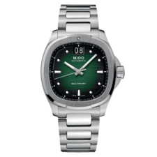 MIDO Multifort TV Big Date Green Stainless Steel | M049.526.11.091.00