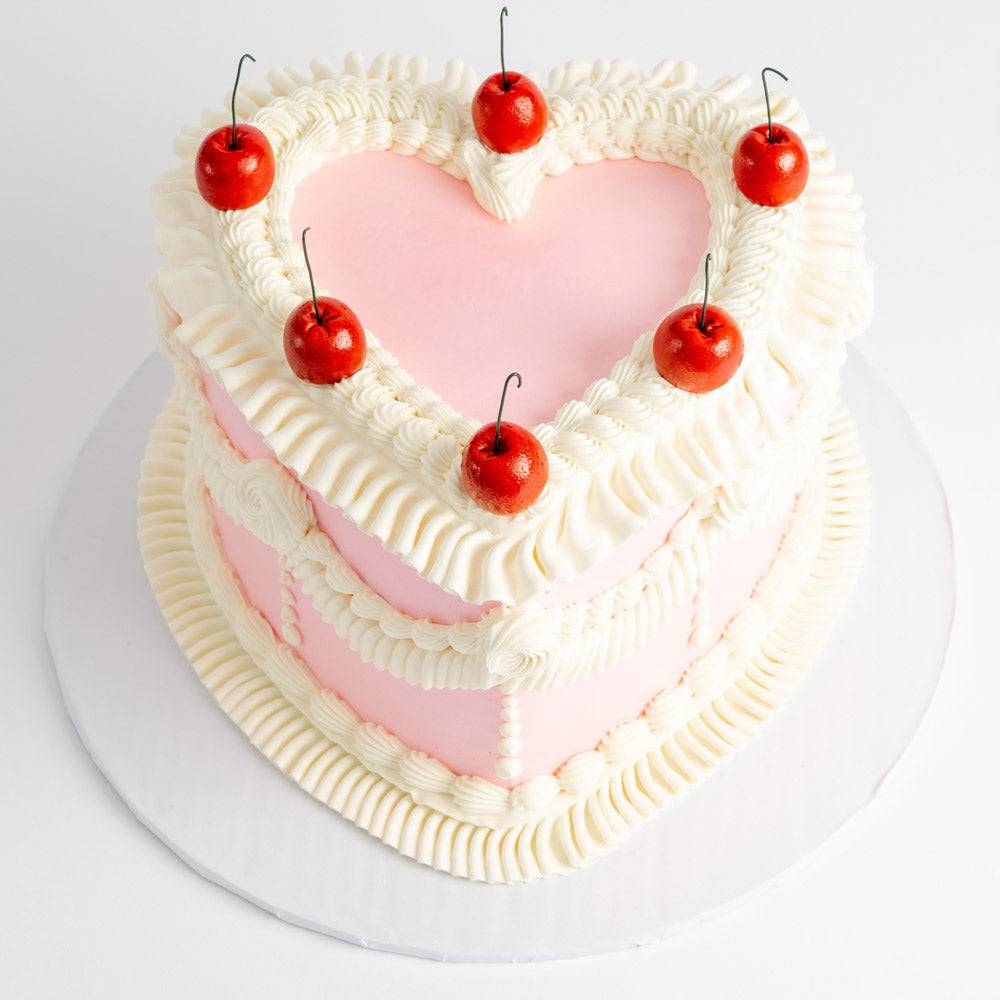 Vintage Heart Cake - Sweet ...