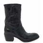Madison Maison Black Leather Mid Calf Boot