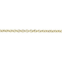 Cable Chain 1.08 x 1.4mm - 14 Karat Gold