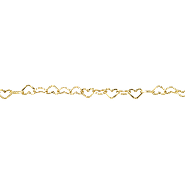 Heart Chain 2.8mm - 14 Kara...