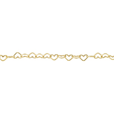 Heart Chain 2.8mm - 14 Karat Gold