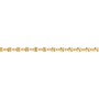 Starburst Chain 2.2mm x 2.6mm - 14 Karat Gold