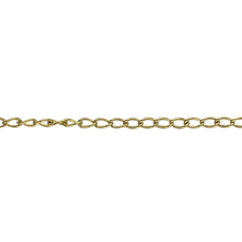 curb gold filled chains