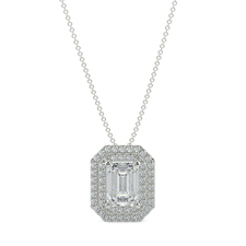 Halo Diamond Pendant