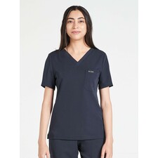Women's Jovi Scrub Top - Navy Blue