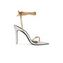 BLACK SUEDE STUDIO Talia Heel Sandal in Silver &amp; Gold | REVOLVE