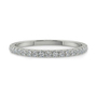 Cusco channel set wedding band