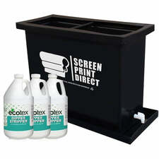 EcotexÂ® 40 Gallon Screen Printing Dip Tank Kit - Screen Print Direct