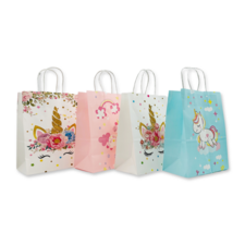 Unicorn paper bag with handles