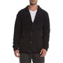 Barefoot Dreams® Barefoot Dreams Shawl Collar Cardigan, Main, color, CARBON/ BLACK