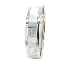 Matthias &amp; Claire 18k White Gold Bangle Bracelet