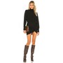 Image 1 of Kiana Sweater Dress in Black