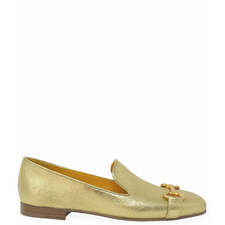 Madison Maison Gold Square Toe Loafer