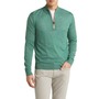 johnnie-O Baron Half Zip Wool Blend Sweater, Main, color, PALM