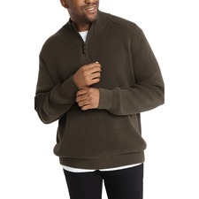 Johnny Bigg Patrick Quarter Zip Sweater, Main, color, KHAKI
