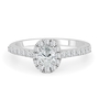 Halo Diamond Engagement Ring