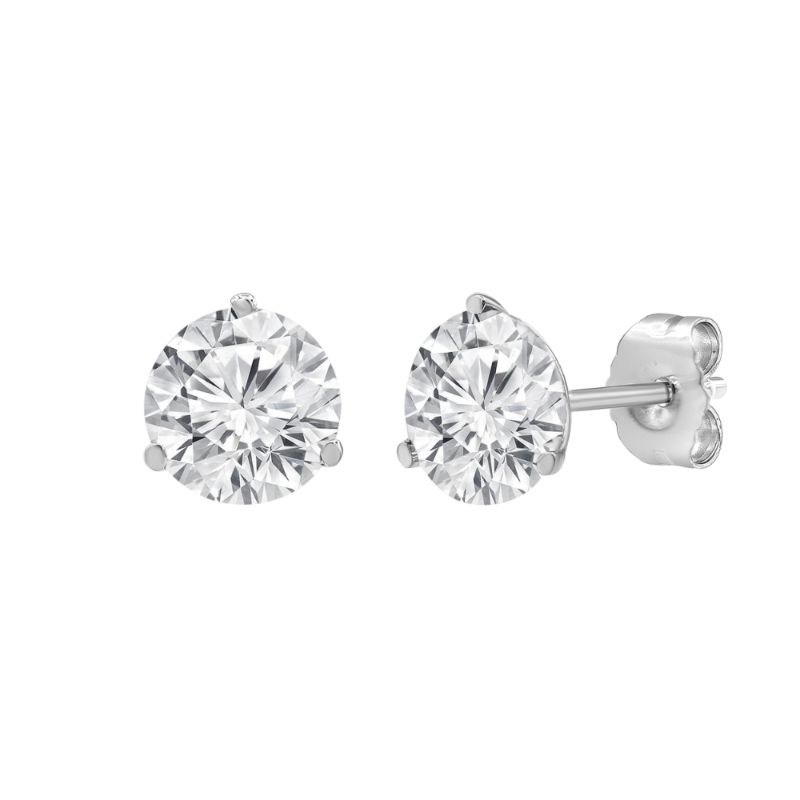 2.5ct Round Diamond Studs E...