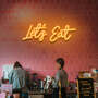 Let's eat LED Neon Sign - NeonNiche
