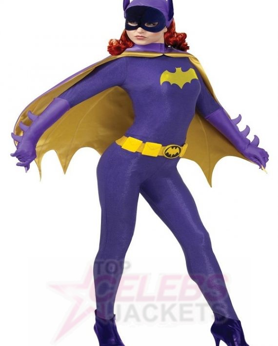 Batgirl Blue Leather Costume