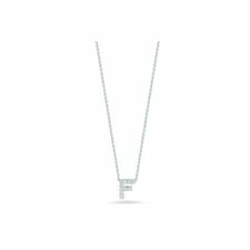 18Kt Gold Love Letter F Pendant with Diamonds