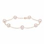 Rose Gold Tin Cup Pearl Bracelet