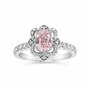 Martin Binder Pink Sapphire &amp; Diamond Engagement Ring