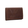 Evergreen Enterprises Washington Commanders Leather Team Tri-Fold Wallet, Main, color, Brown