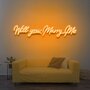 Will You Marry Me - LED Neon Sign - NeonNiche