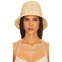 Ruslan Baginskiy Embellished Straw Bucket Hat in Natural Straw | REVOLVE