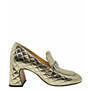 Madison Maison Gold Leather Quilted Loafer