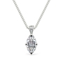 Marquise Pave Bail Pendent