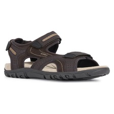 Geox Strada Sport Sandal, Main, color, BROWN/ SAND