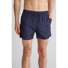 Open Edit Crinkled Nylon Swim Trunks, Main, color, Navy Iris