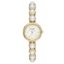 kate spade new york monroe imitation pearl bracelet watch, 24mm, Main, color, White