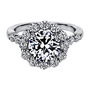 Platinum Semi Mount Engagement Ring