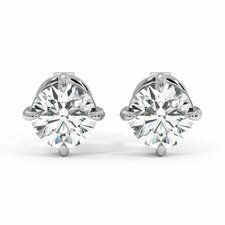 Georgia Round Diamond Stud Earrings