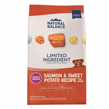 Natural Balance Pet Foods L.I.D. Small Breed Bites Dry Dog Food Salmon &amp; Sweet Potato 4 lb