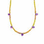 Yellow Sapphire and Amethyst Felicity Necklace