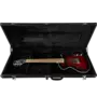 Single Barrel Red Black Burst Electric Guitar With Stiletto Hard Case